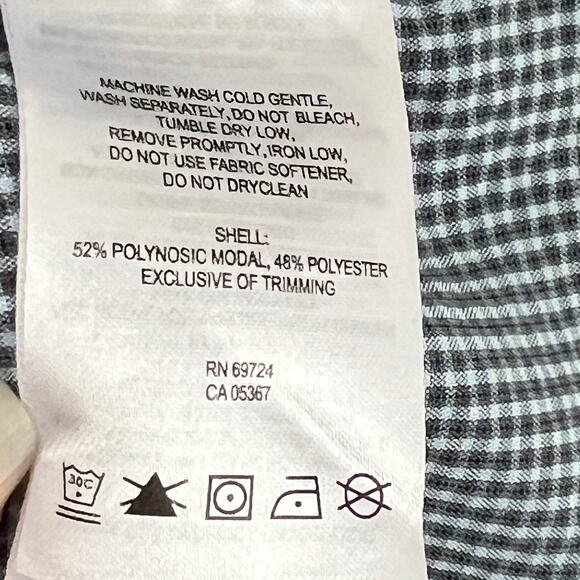 Columbia Breathable Button Up Plaid Comfort Shirt Men's Size XL/TG Short Sleeve - Picture 5 of 6